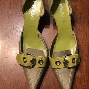 Authentic Prada kitten heels